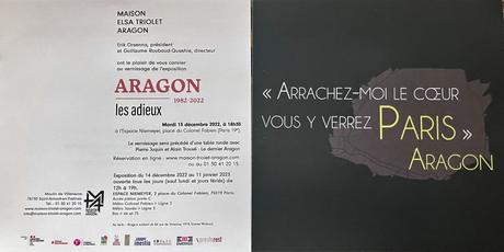 Maison  Elsa Triolet Aragon 8 et 13 Décembre 2022.