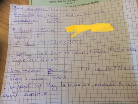 bulletin enfant viole