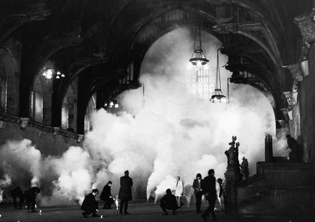 La fumigation de Westminster Hall, 1971.