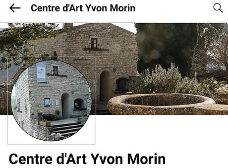 Centre d’Art Yvon Morin ( Drôme Provencale) le 11 Décembre prochain.