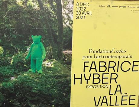 Fondation CARTIER  « Fabrice Hyber – La Vallée » depuis le 8 Décembre 2022.