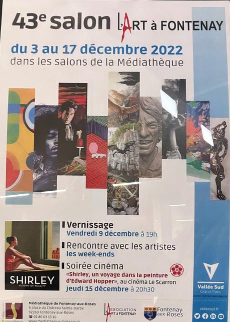 43e Salon « Art à Fontenay » 3/17 Décembre 2022.