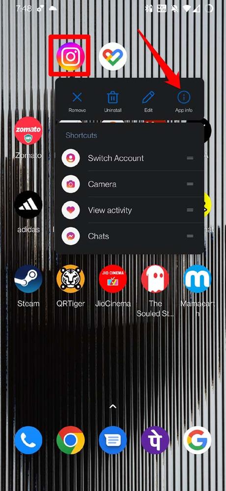 7 meilleures façons de réparer les appels Instagram qui ne fonctionnent pas sur Android Informations sur l'application Instagram Android