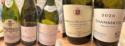 WE Bourgogne : Chambertin, Grand Echezeaux, Clos des Lambrays, Las Cases, Lagune, Clos Saint Jacques...