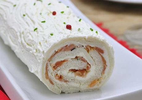 Bûche Salée au Saumon Fumé ww