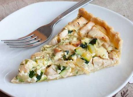 Quiche Légère au Poulet et Courgettes ww