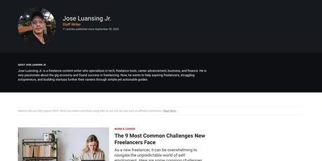 7 erreurs courantes que les pigistes font lors du démarrage d’un site Web Le profil de l'écrivain MUO Jose Luansing Jr