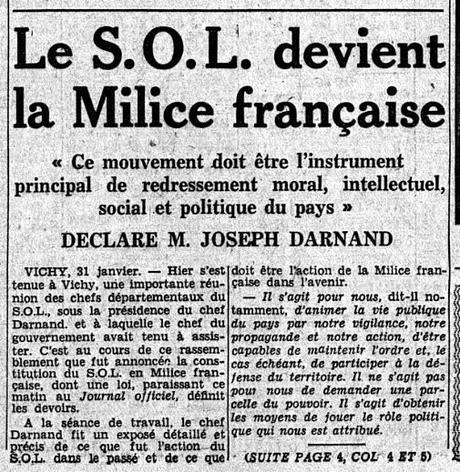 1944 – La Milice française