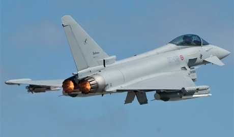 L’Eurofighter s’est écrasé