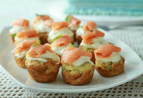 Muffins Salés au Saumon et Fromage Frais ww