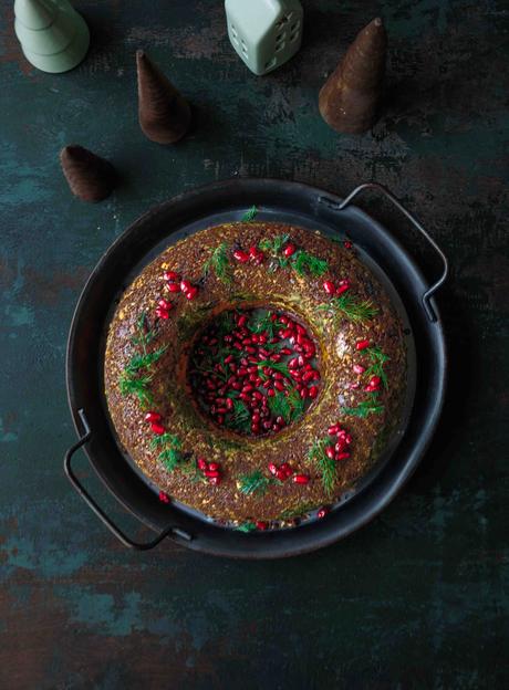 Couronne de Noël NoËl veggie, noel vegetarien