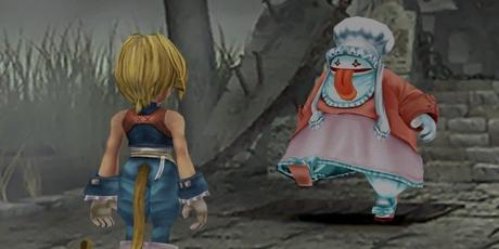 Quina Quin s'approche de Zidane dans une zone en ruine