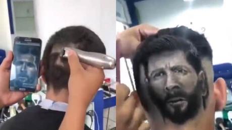 Anand Mahindra partage une vidéo de la coupe de cheveux d’un homme avec le portrait de Messi.  Les fans lèvent le pouce