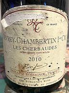 WE premiers 2020 : Châteauneuf Charvin, Volnay Voillot, Gevrey Chambertin Rossignol Trapet, Riesling Ginglinger Eichberg