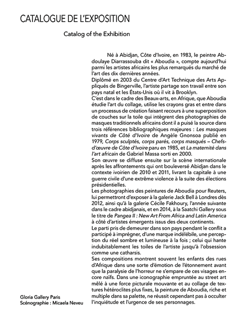 Gloria Gallery « Private Collection – « Untitled: Private collection Aboudia Masterpieces ! «