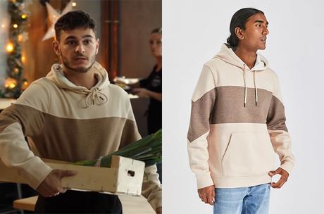 DEMAIN NOUS APPARTIENT : le sweat à capuche beige de Nathan dans l’épisode 1323