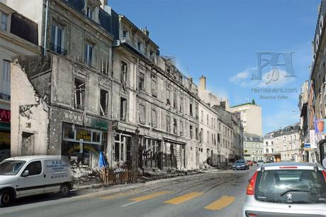 Entrée de la Rue de Neufchâtel - 1914-1918