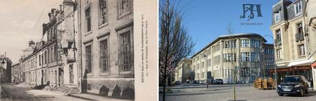 Reims dans ses années de bombardements : Rue de l'Université Reims dans ses années de bombardements : Rue de l'Université