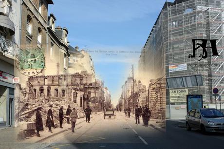 Reims dans ses Ruines : rue Cérès