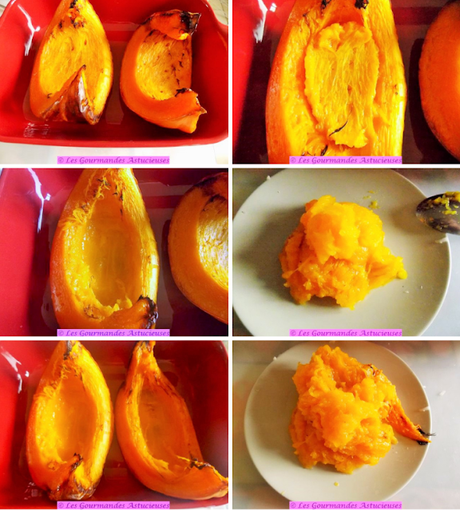 Grosse tranche de courge farcie (Vegan)