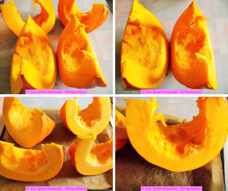 Grosse tranche de courge farcie (Vegan)