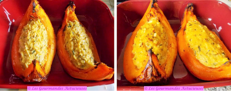 Grosse tranche de courge farcie (Vegan)