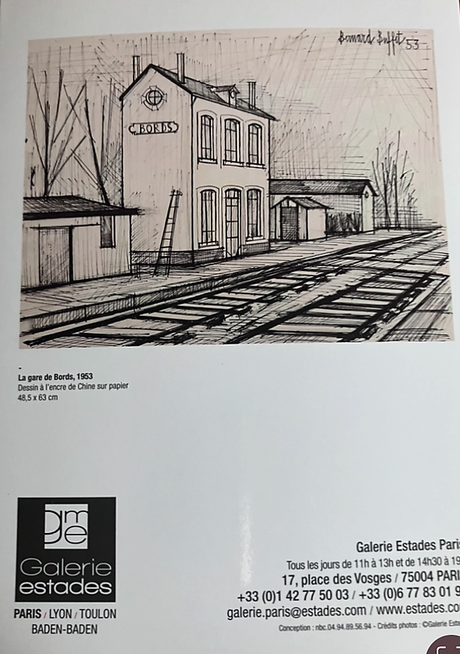 Galerie Estades Paris –  « Bernard Buffet » 14 Janvier au 5 Mars 2023.