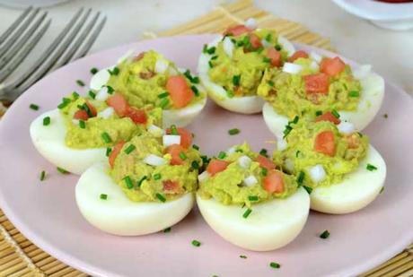 Œufs Farcis à l'Avocat et au Thon ww
