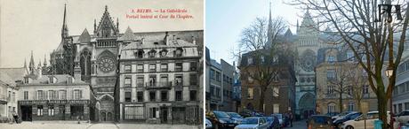 La Cour du Chapitre et le Portail Latéral de la Cathédrale La Cour du Chapitre et le Portail Latéral de la Cathédrale