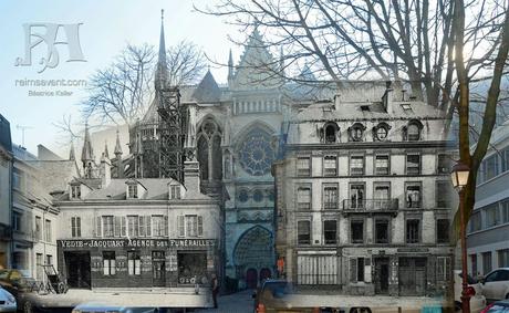 La Cour du Chapitre et le Portail Latéral de la Cathédrale La Cour du Chapitre et le Portail Latéral de la Cathédrale