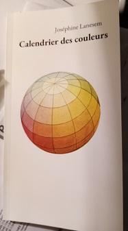 Calendrier des couleurs de Joséphine Lanesem