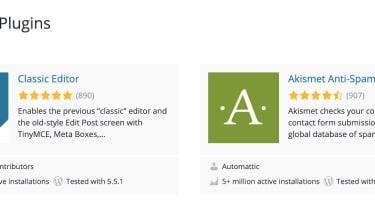 une capture d'écran des plugins en vedette de WordPress