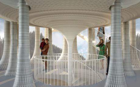 La spectaculaire Tour Blanche imprimée en 3D