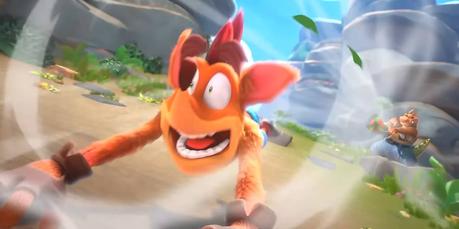 Crash Bandicoot tente la danse du mercredi Addams crash bandicoot crash team grondement bande annonce