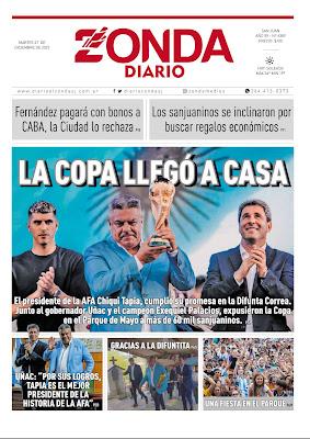 A San Juan, le président de la fédé offre la Coupe à la Difunta Correa [Actu]