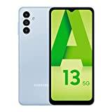 Samsung Galaxy A13 5G, Téléphone Portable Carte SIM Non Incluse, Écran 6,6' Infinity-V, Smartphone, 4 Go RAM, Stockage 64 Go, Batterie de 5 000 mAh, Téléphone 5G Bleu, Android 12 [Version FR]