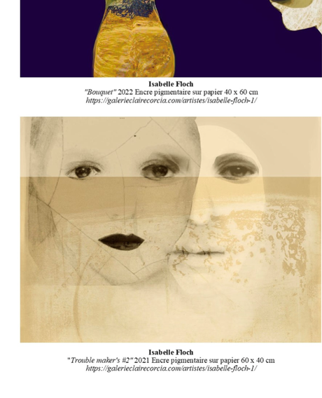 Galerie La Ralentie – Galerie Claire Corcia – « Trouble maker’s » Isabelle Floch-à partir du 12 Janvier 2023.