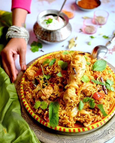 Biryani au poulet indien express et « light » de Sindhu Raj !
