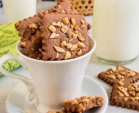Sablés au Chocolat aux Cacahuètes ww