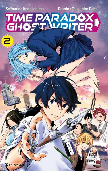 Time Paradox Ghost Writer T02 de Kenji Ichima et Tsunehiro Date