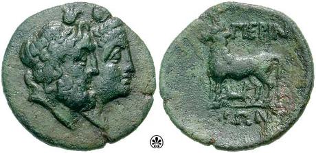 Accole Isis Serapis taureau Apis Thrace, Perinthos. 200_0 av JC Moushmov 4398