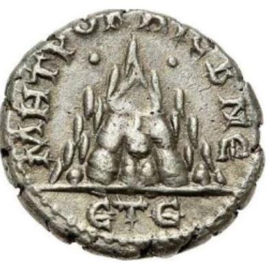 CroissantEtoile Helios Gordien III Caesarea Mazaca didrachme RPC VII.2, 3373