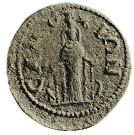 CroissantEtoile Hera Samos Macrin between two peacocks BMC 269