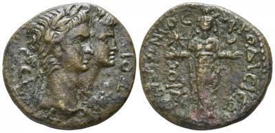 CroissantEtoile Aphrodite Aphrodisias Tibere Livie 27-14 BC RPC 2842