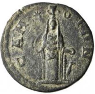 CroissantEtoile Hera Samos Valerien I between two peacocks BMC 367-8 var.