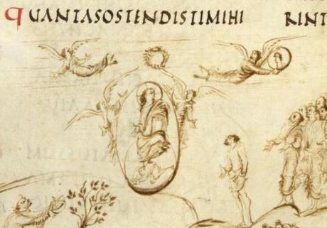 Utrecht Psalter Psaume 72 fol 40v