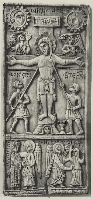 Ivoire roman Berlin 11eme s Goldschmidt, Adolph Vol IV planche 52 no 146 schema