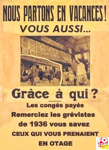 Un affiche syndicale