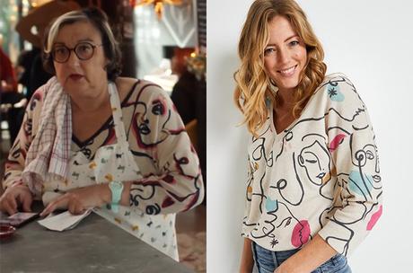 DEMAIN NOUS APPARTIENT : le t-shirt « visage » de Mona dans l’épisode 1333