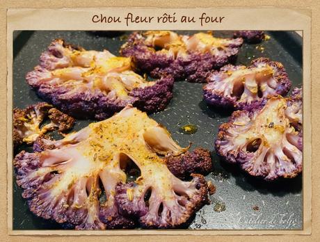 Chou fleur rôti au four et Vœux 2023
